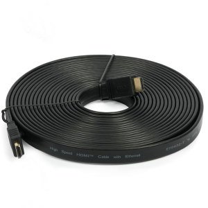 10m Süper Hızlı 3D Destekli Full HD Süper Hd 2160p 1.4 Vercion Flat HDMI Kablo-Görüntü ve Ses İçin