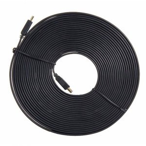 10m Süper Hızlı 3D Destekli Full HD Süper Hd 2160p 1.4 Vercion Flat HDMI Kablo-Görüntü ve Ses İçin