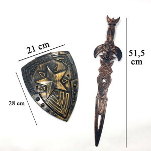 Kılıç Kalkan Oyuncak Seti Plastik Diriliş Ertuğrul Kılıç Oyuncağı Erkek Çocuk Oyuncakları