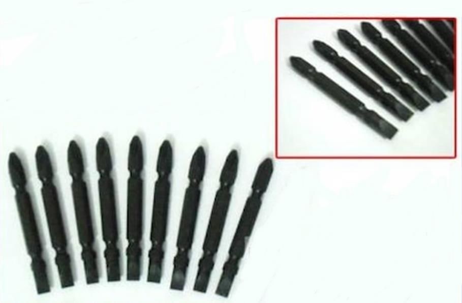 10 Adet Düz ve yıldız tornavida bit uç seti şarjlı tornavida uç