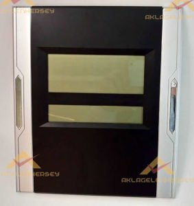 BÜYÜK BOY TERMOMETRE LCD DUVAR SAATİ DİKDÖRTGEN