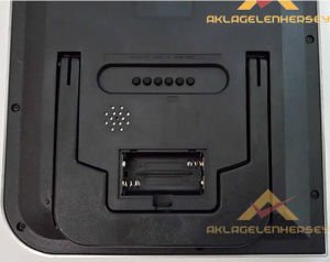BÜYÜK BOY TERMOMETRE LCD DUVAR SAATİ DİKDÖRTGEN