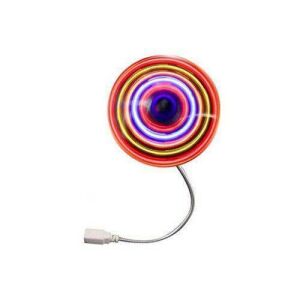 Led Işıklı Usb Fan Teleskopik Gövde Serinletici Pervane Heryöne kolayca Hareket eden Mini Vantilatör