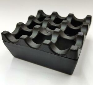 Siyah Renk Kare Metal Küllük Izgaralı Döküm Kül Tablası Oksitlenmez,Paslanmaz,Kırılmaz