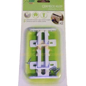 Çocukların Çekmece Açmasını Önleyici Emniyet Mandalı Bebek Güvenliği Sürgülü Komidin Çekmece Kilidi