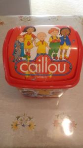 Plastik Caillou Çöp Kovası Klikli 25 cm x 16 cm Pratik Ekonomik
