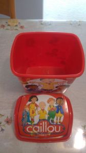 Plastik Caillou Çöp Kovası Klikli 25 cm x 16 cm Pratik Ekonomik