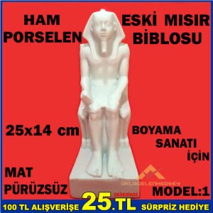 BOYAMA SANATI İÇİN PORSELEN ESKİ MISIR BİBLO-NO1
