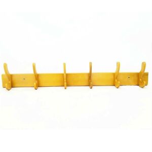 Nostaljik Askı 6 Kancalı Ahşap Duvar Askısı