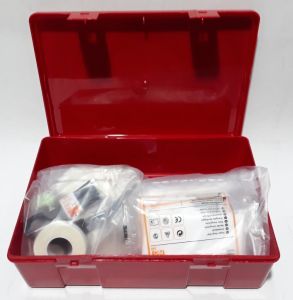 16,5x25,5x8 Karayolları Trafik Yönetmeliğine Uygun İlk Yardım Seti Carub Full+Full İlk Yardım Seti