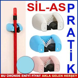 PRATİK MOP ASKISI,%100 GARANTİLİ MOP SOPASI ve YER FIRÇASI DUVAR ASKI APARATI SİL-AS SAP ASKISI