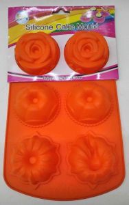 Baker Aid Silikon Kek Kalıbı 6 Bölmeli D-Raf