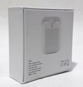 5x4,5x2 cm Boyutlarında Mıknatıslı Kutusu ile Bluetooth Kulaklık Air Pods Görünümlü BT Kulaklık