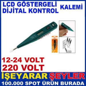 PROFESYONEL DİJİTAL KONTROL KALEMİ 12-220 VOLT