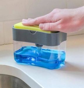 Sabun Pompası Soap Pump Dispenser El Değmeden Süngeri Sabunlayan Süper Sabunluk