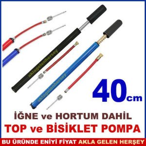 40CM BİSİKLET LASTİĞİ VE TOP ŞİŞİRME POMPASI