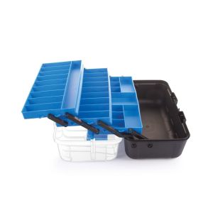 16” Takım Çantası 3 Raflı 390X202X235h mm (Şeffaf) ASR-5038