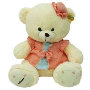 Oturan Mini Şapkalı Peluş Ayı