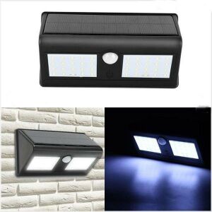 Hareket Sensörlü Güneş Enerjisinden Şarjlı 40 SMD LED Aydınlatma Lambası Su Geçirmez Dış Mekan Işığı