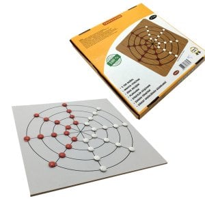 Surakarta ile Dümen Oyunu Ahşap Strateji ile Zeka Oyunu 33 Parça 5+ Yaş