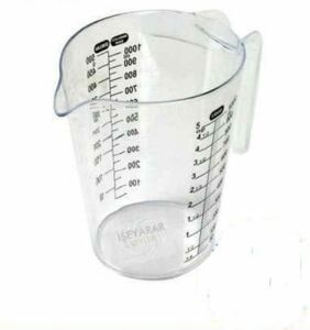 Portatif Neon Dereceli Ölçü Kabı 1000 ml Kdd