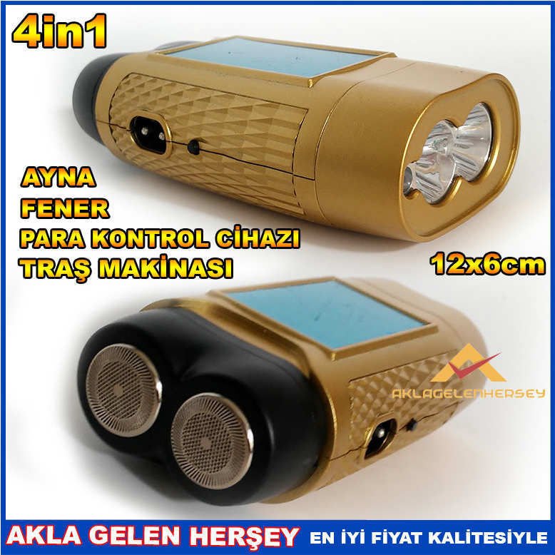 4in1 ÇOK ÖZELLİKLİ ŞARJLLI SAKAL TIRAŞ MAKİNESI