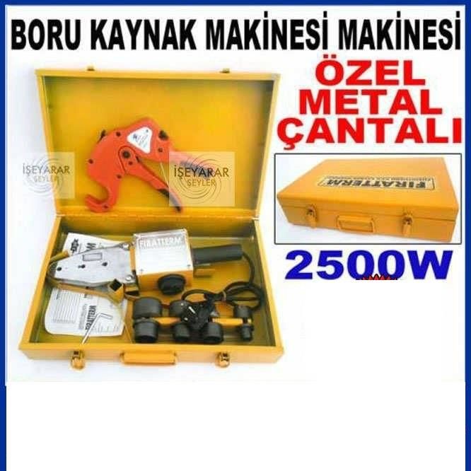 Makas Dahil Metal Çantalı Pvc Boru Tesisat Kaynak Makinesi Seti