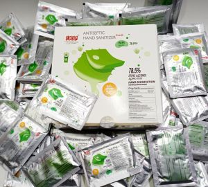 140 Adet Antiseptic Islak Mendil Anti-Bakteriyel Süper Parfümlü Büyük Şık Ambalajlı Dezenfekte Edici