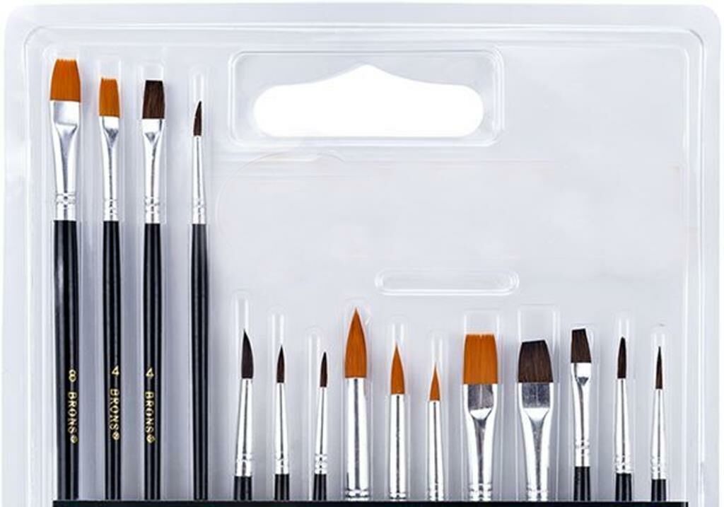 Profesyolnel 15 Parça Fırça Seti Resim Fırçası Seti