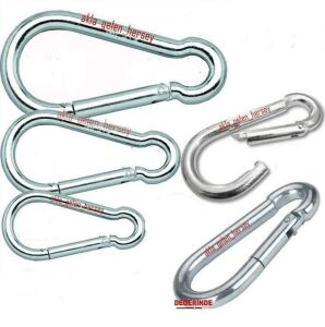 10cm Profesyonel Karabiner Çok Amaçlı Yaylı Kanca