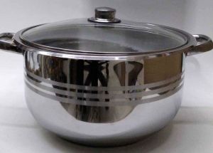 Bestinox Çelik Tencere 34 Cm 19 Lt Cam Kapak Ve Boru Kulp C-1
