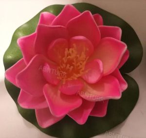 1 Adet Suda Yüzebilen Nilüfer Çiçeği 10cm Çapında Sudan Etkilenmez Solmayan Renk Özel Eva Çiçekler