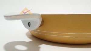 CAM KAPAKLI 28cm SERAMİK BASIK KARNIYARIK TENCERESİ