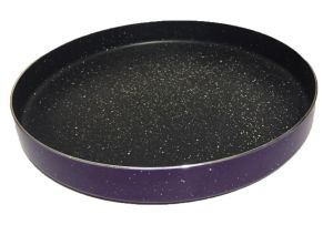 32cm Sapsız 3 Katlı Granit Kaplama 2.5mm Alüminyum Et Kalınlığı Karamayan Torna Taban Yapışma Yapmaz