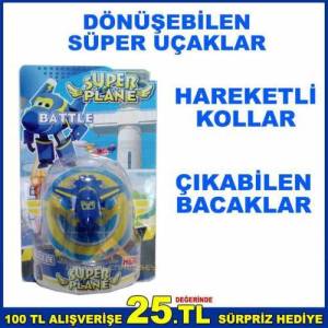 Süper Uçaklar Harika Kanatlar Oyuncak Uçak Mavi