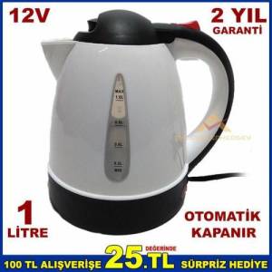 Otolara Özel Gizli Rezistans Termostatlı Kettle