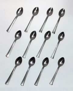 Paslanmaz ince Çelik 24 Adet Çay Kaşığı Günlük Kullanım için HarcAlem PAZAR PİYASA MALI Lüx DEĞİLDİR