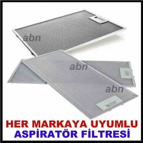 Her Marka ve Model Ankastre-Aspiratöre Uyumlu Üniversal Aspiratör Filtresi Alüminyum Kartuş Filtre