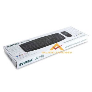 EVEREST USB KABLOLU Q KLAVYE-MOUSE SETİ UN-796