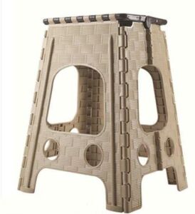 Raddan katlanır büyük tabure plastik oturak