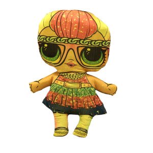 Desenli Lol Bez Bebek Yumuşak Dokulu Oyuncak Bebek 42cm Kumaş Bebek