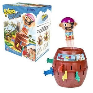 Büyük Boy Şakacı Korsan Oyuncağı Tomy Marka 4+ Yaş Varil Oyuncak