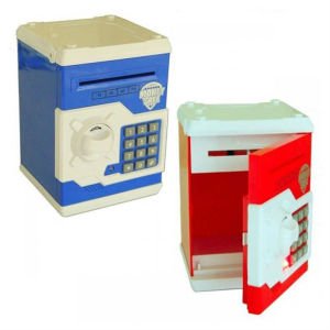 Şifreli Pilli Kumbara Atm Kasa Şekilli Kumbara Elektronik Şifreli ATM Kasa 12.5x13x20cm Ebatında