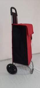 Katlanıp Ayrılabilir Metal Gövde Sağlam Pazar Arabası Yıkanabilir