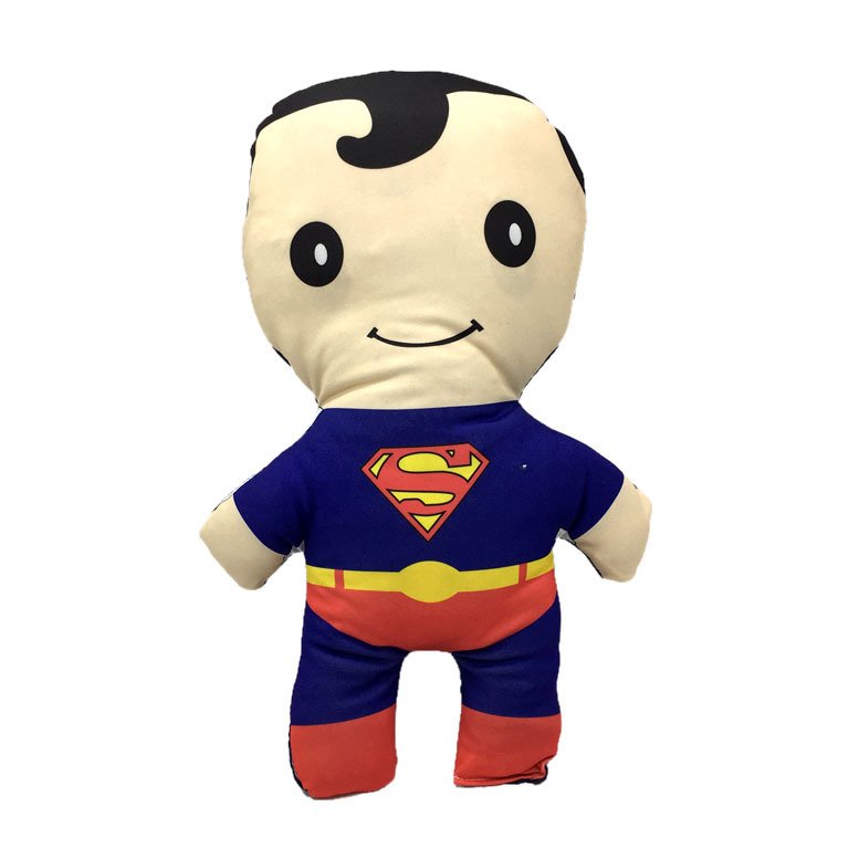 Süper man Bez Bebek Yumuşak Dokulu Oyuncak Bebek 45cm Kumaş Bebek
