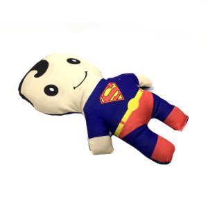 Süper man Bez Bebek Yumuşak Dokulu Oyuncak Bebek 45cm Kumaş Bebek