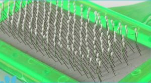 Şeffaf Evcil Hayvan Fırçası Telli 4 Renk