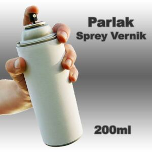 1. Kalite Büyük Boy 200ml Parlak Sprey Vernik Genel Amaçlı Hızlı Kuruyan Ahşap Metal Cam Seramik