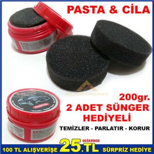 TALOP 200gr 2SÜNGER HEDİYELİ KORUYUCU PASTA CİLA
