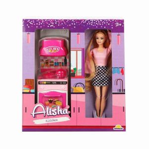 Alisha ve  Çamaşır Makinesi ve Fırın Oyun Seti 1 adet